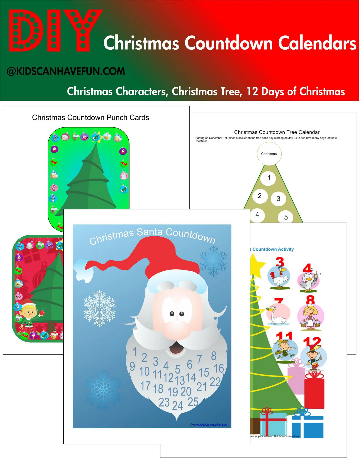 DIY Christmas countdown calendars